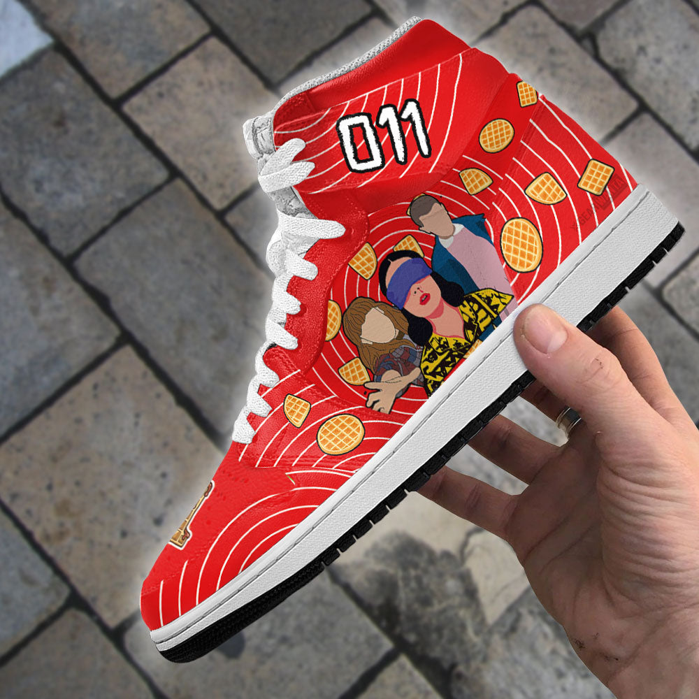 Eleven 011 Shoes Custom Stranger Things Sneakers-Gear Wanta