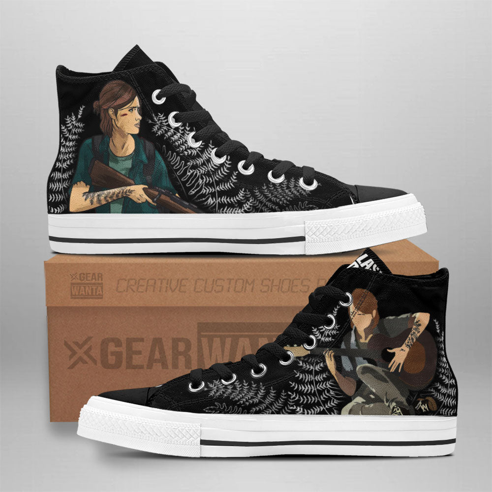 Ellie The Last Of Us High Top Shoes Custom For Fans-Gear Wanta