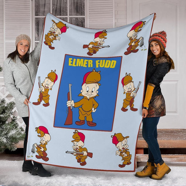 Elmer Fudd Fleece Blanket Custom Looney Tunes Home Decoration-Gear Wanta
