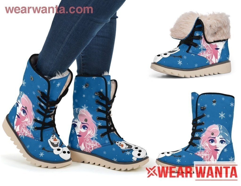 Elsa Princess Pola Boots For Frozen Custom-Gear Wanta