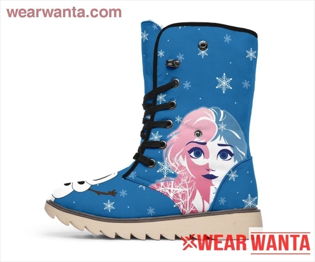 Elsa Princess Pola Boots For Frozen Custom-Gear Wanta