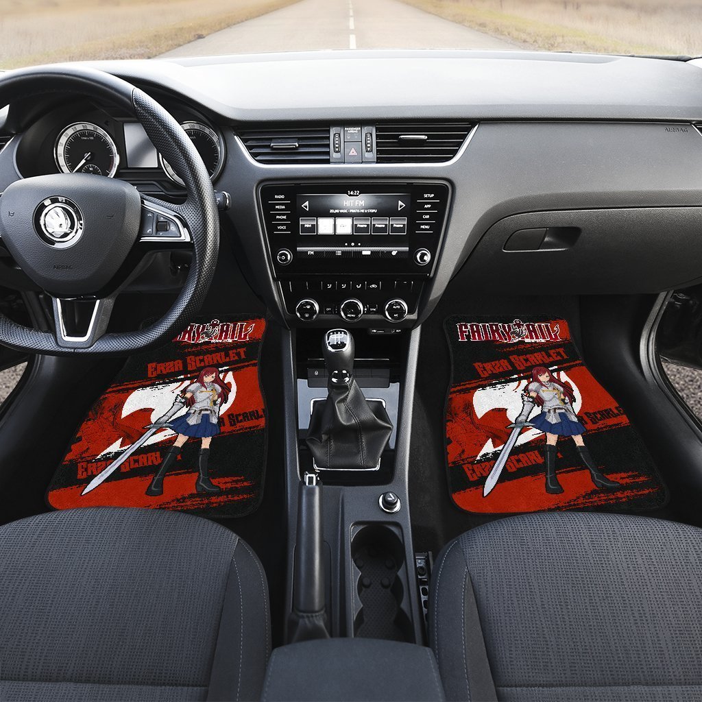 Erza Scarlet Fairy Tail Car Floor Mats Anime Gift-Gear Wanta