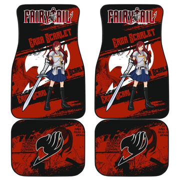 Erza Scarlet Fairy Tail Car Floor Mats Anime Gift-Gear Wanta