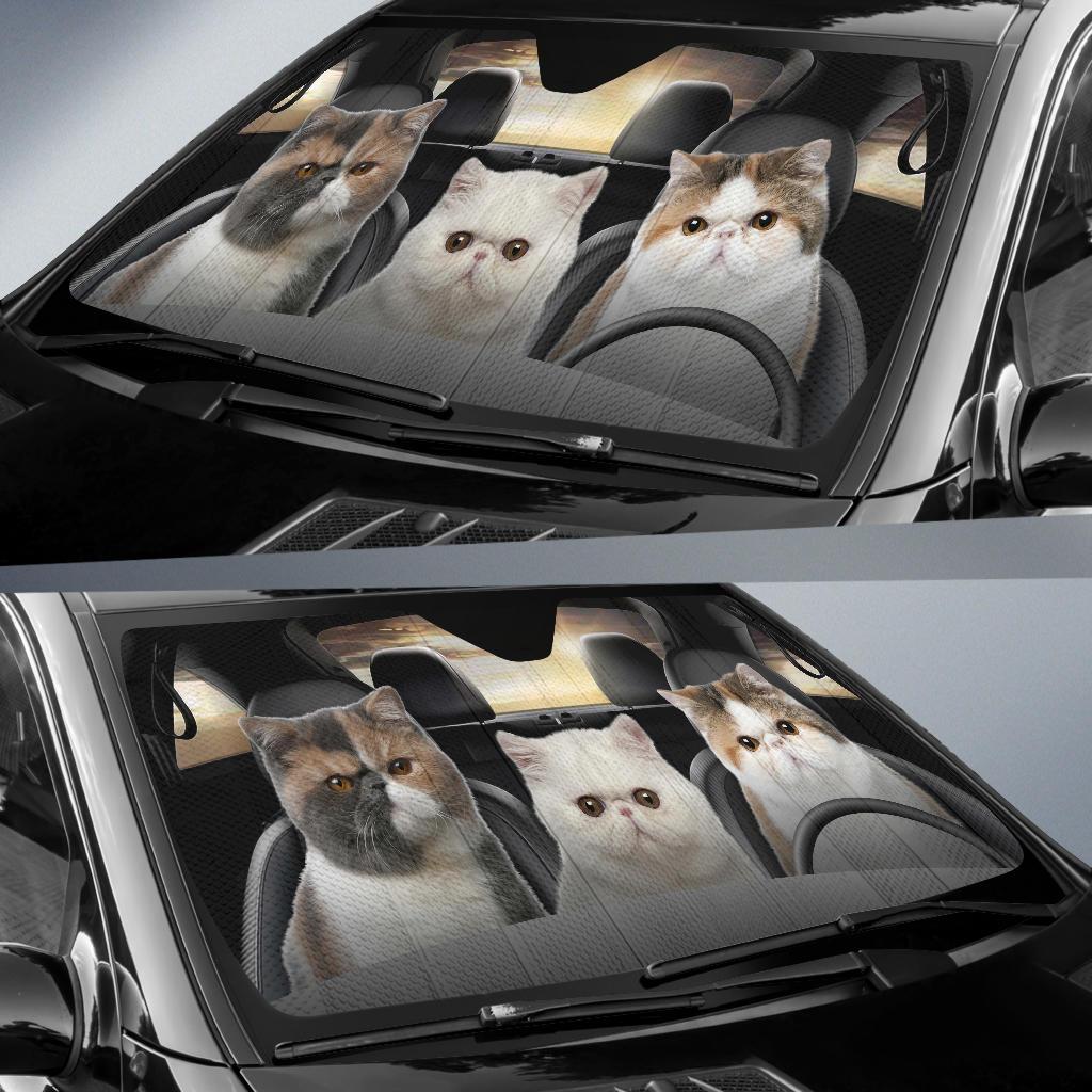Exotic Cat Car Sun Shade Car Sun Visor-Gear Wanta