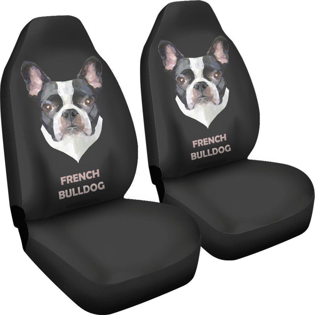Face French Bulldog Car Seat Covers Funny-Gear Wanta