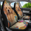 Face Golden Retriever Car Seat Covers-Gear Wanta