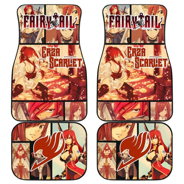 Fairy Tail Erza Scarlet Car Floor Mats Anime Gift-Gear Wanta