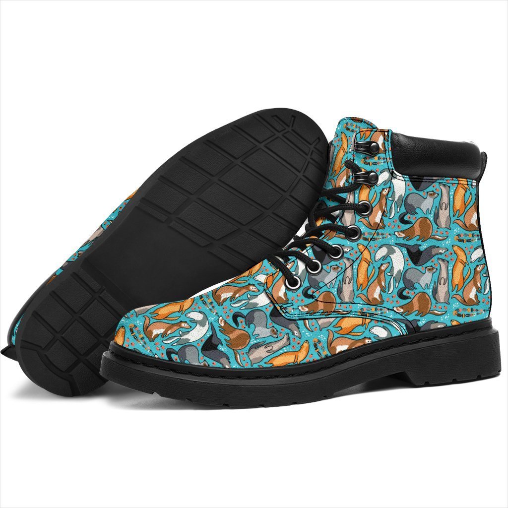 Ferret Boots Animal Custom Shoes Funny Ferret Lover Gift-Gear Wanta
