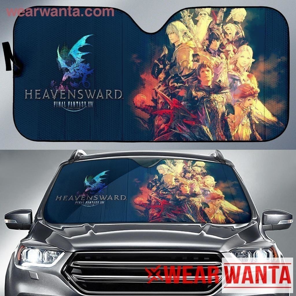 Final Fantasy XIV Characters Car Sun Shade-Gear Wanta