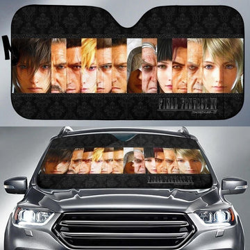 Final Fantasy XV Characters Face Car Sun Shade-Gear Wanta