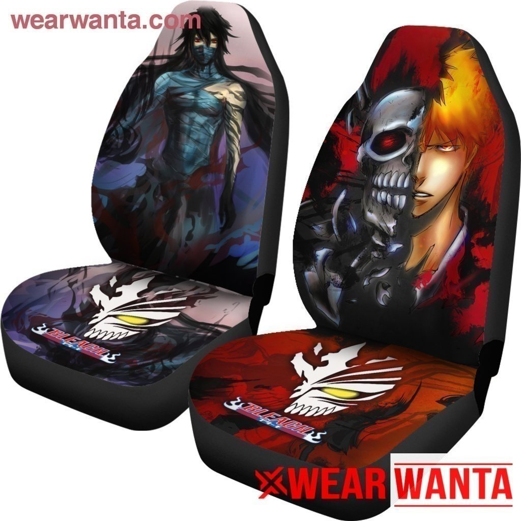 Final Getsuga Tenshou Kurosaki Ichigo Bleach Car Seat Covers LT04-Gear Wanta