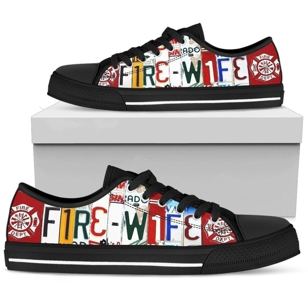 Fire Wife Firefighter's Wife Women's Sneakers Style NH08-Gear Wanta