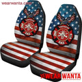 Firefighter Dad American Flag Car Seat Covers Gift MN05-Gear Wanta