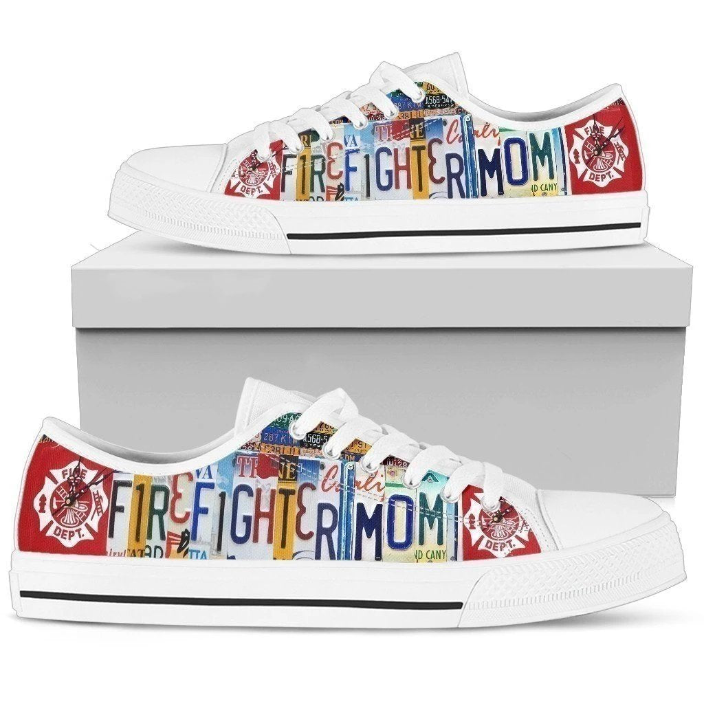 Firefighter Mom Women's Sneakers Style Gift NH08-Gear Wanta