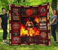 Firefighter Quilt Blanket Amazing Gift Idea HH19-Gear Wanta