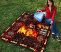 Firefighter Quilt Blanket Amazing Gift Idea HH19-Gear Wanta