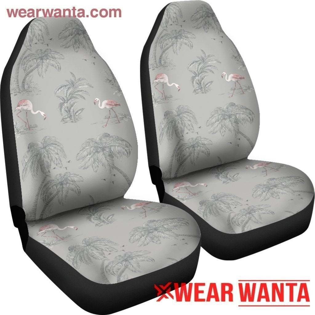 Flamingo & Coconut Tree Car Seat Covers Gift LT04-Gear Wanta