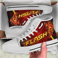 Flash Sneakers Super Heroes High Top Shoes Custom-Gear Wanta