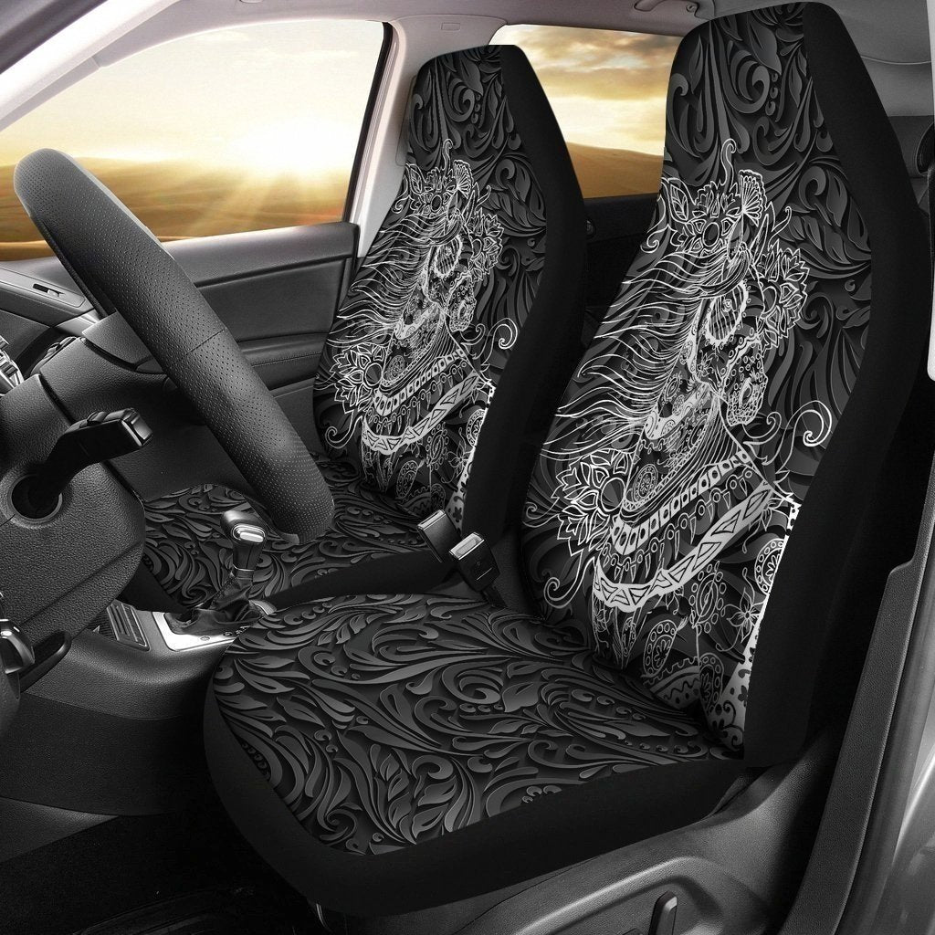 Floral Pattern In The Shape Of A Horse Car Seat Covers LT04-Gear Wanta