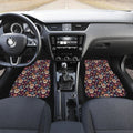Floral Sugar Skull Car Floor Mats Custom Car Accessories-Gear Wanta