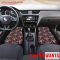 Floral Sugar Skull Car Floor Mats Custom Car Accessories-Gear Wanta