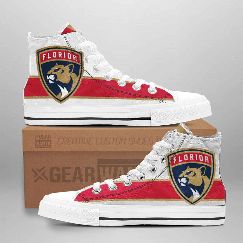 Florida Panthers High Top Shoes Custom Sneakers-Gear Wanta