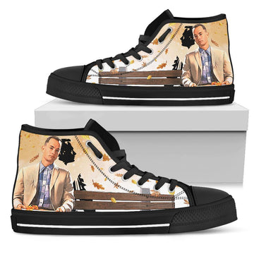 Forrest Gump Simple Man's High Top Shoes Funny Gift-Gear Wanta