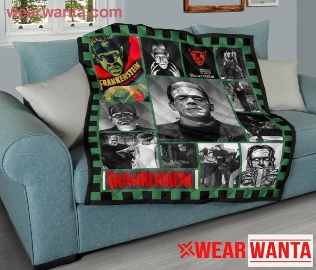 Frankenstein 1931 Movies Quilt Blanket Custom-Gear Wanta