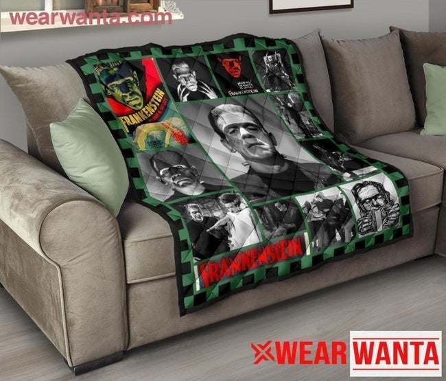 Frankenstein 1931 Movies Quilt Blanket Custom-Gear Wanta