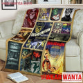 Frankenstein Fleece Blanket Custom Horror Fan Home Decoration-Gear Wanta