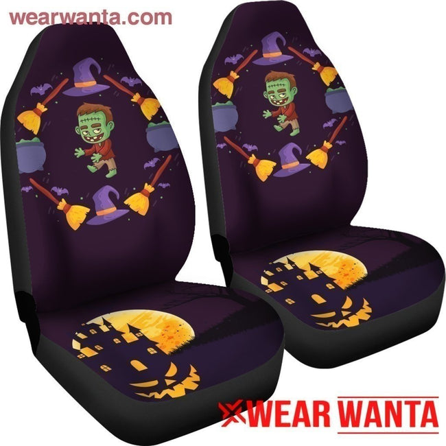 Frankenstein Halloween Car Seat Covers-Gear Wanta