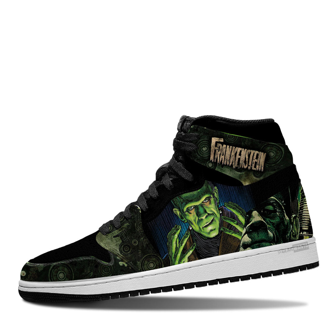 Frankenstein Shoes Custom Horror Fans Sneakers-Gear Wanta