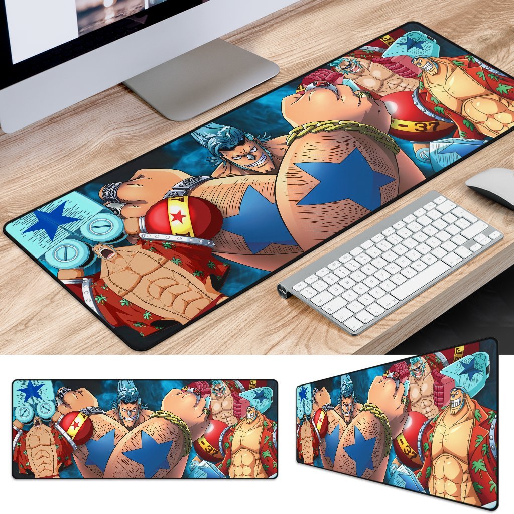 Franky Mouse Mat One Piece Anime Accessories-Gear Wanta