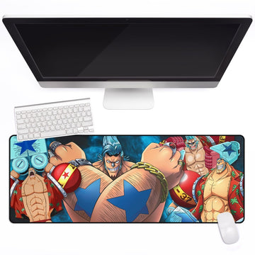 Franky Mouse Mat One Piece Anime Accessories-Gear Wanta