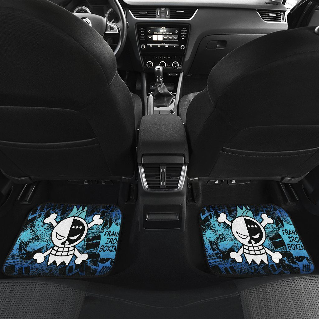 Franky One Piece Car Floor Mats Manga Mixed Anime-Gear Wanta