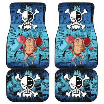 Franky One Piece Car Floor Mats Manga Mixed Anime-Gear Wanta