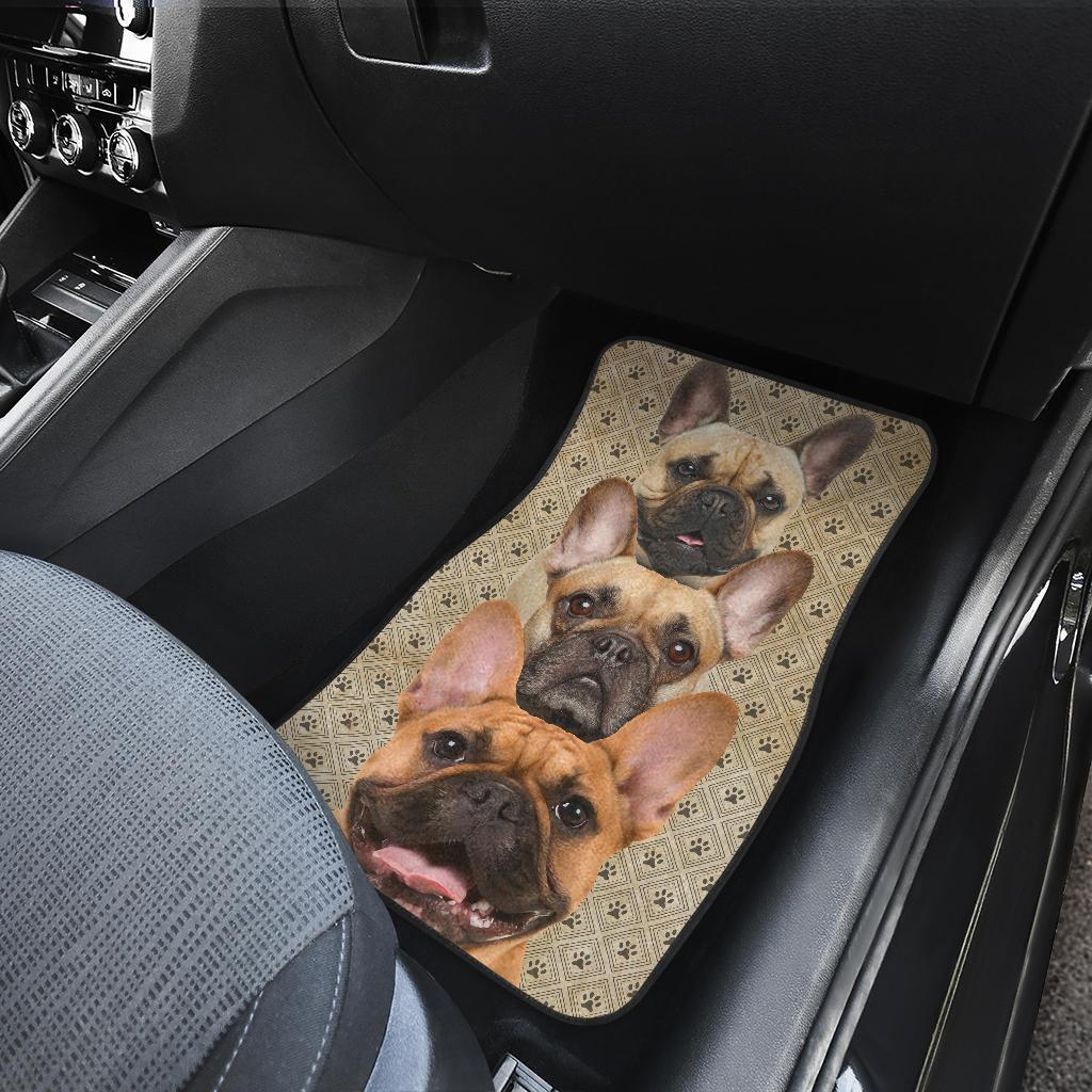 French Bulldog Car Floor Mats For Frenchie Dog Lover-Gear Wanta