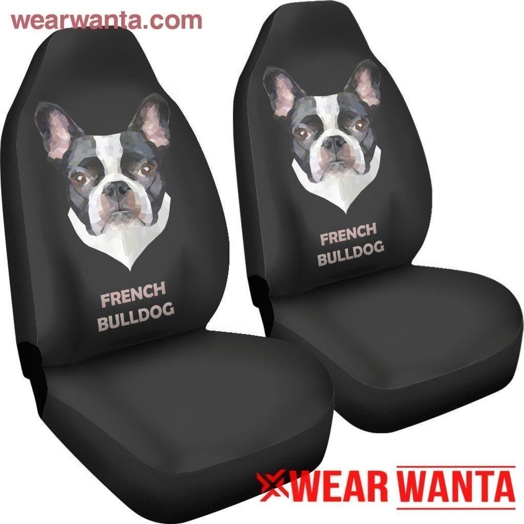 French Bulldog Car Seat Covers Custom Frenchie Car Decoration-Gear Wanta