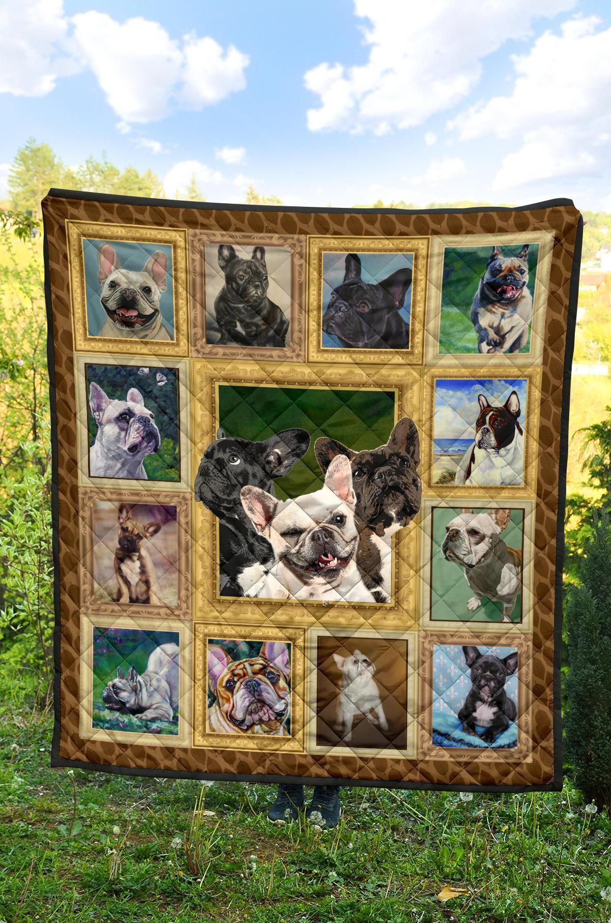 French Bulldog Dog Quilt Blanket Amazing-Gear Wanta