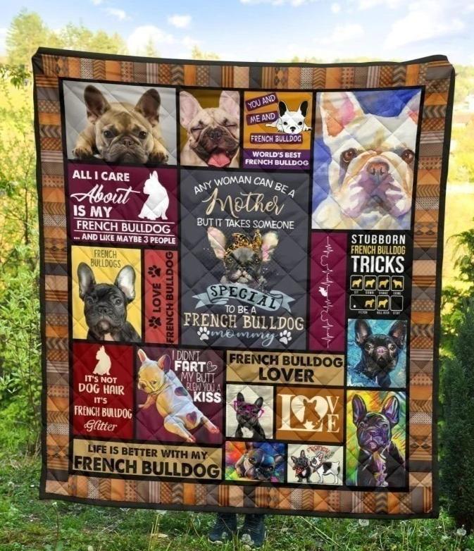 French Bulldog Mom Blanket Funny Gift For Dog Lover-Gear Wanta