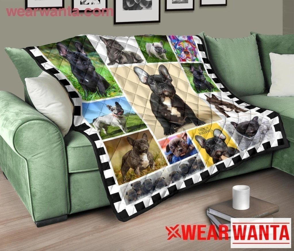 French Bulldog Quilt Blanket For Dog Lover-Gear Wanta