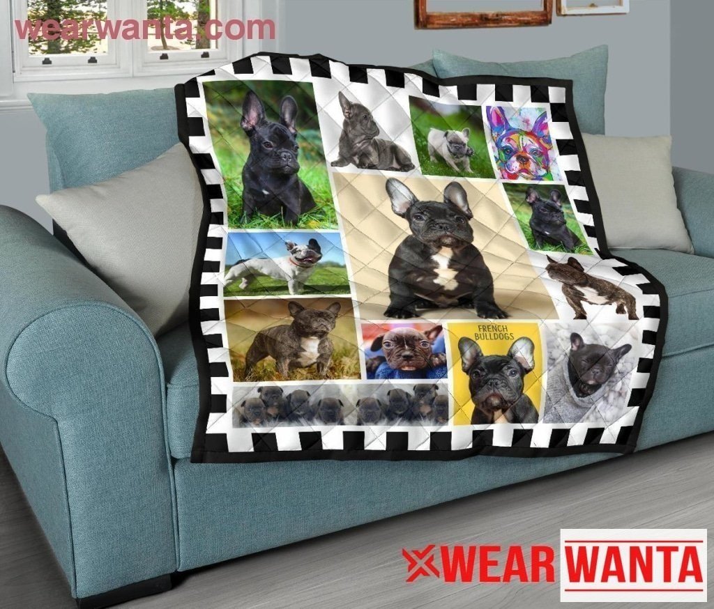 French Bulldog Quilt Blanket For Dog Lover-Gear Wanta