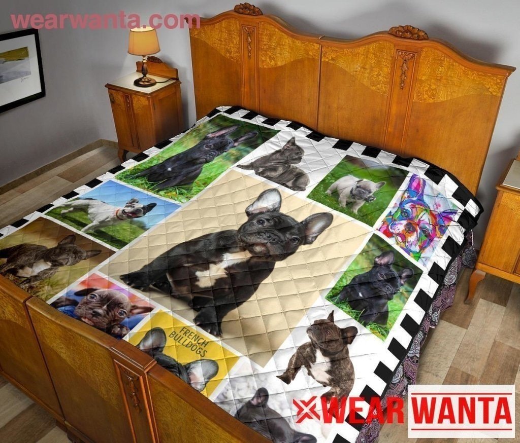 French Bulldog Quilt Blanket For Dog Lover-Gear Wanta