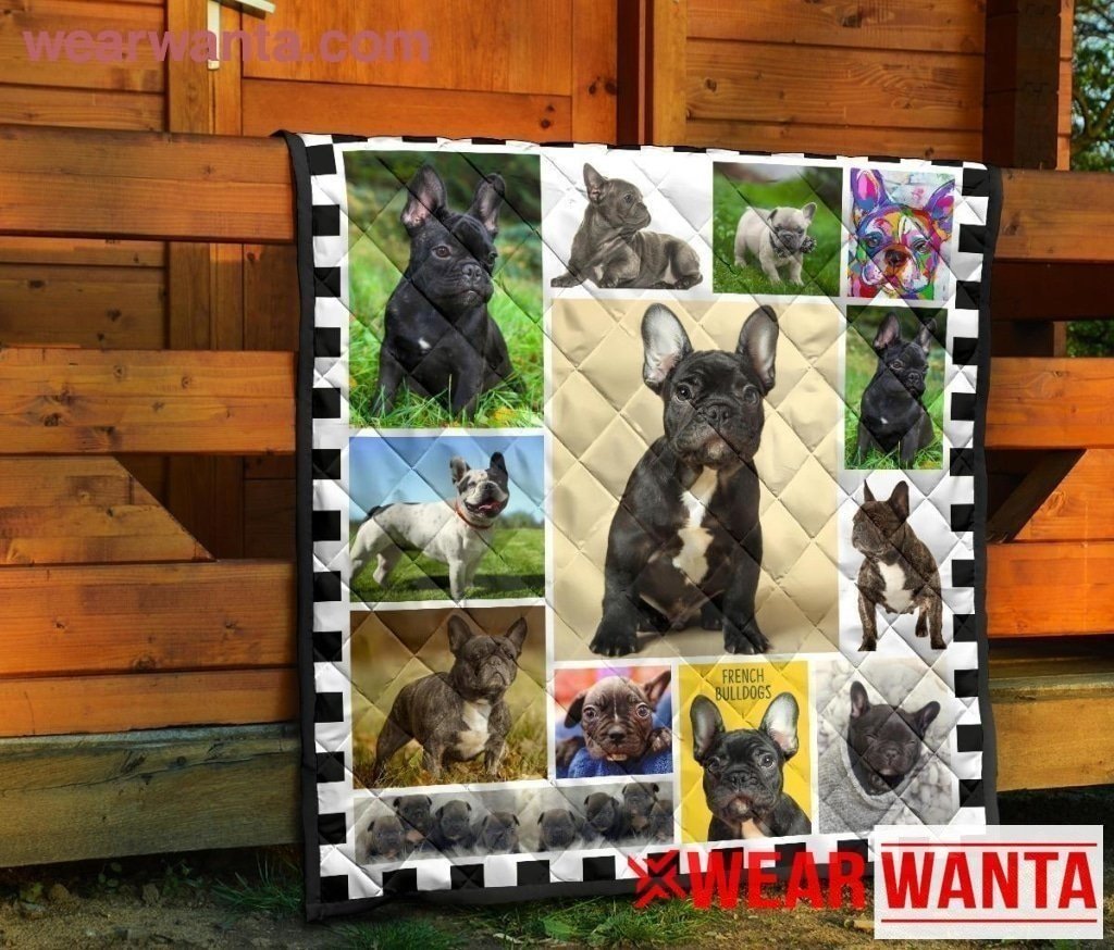 French Bulldog Quilt Blanket For Dog Lover-Gear Wanta