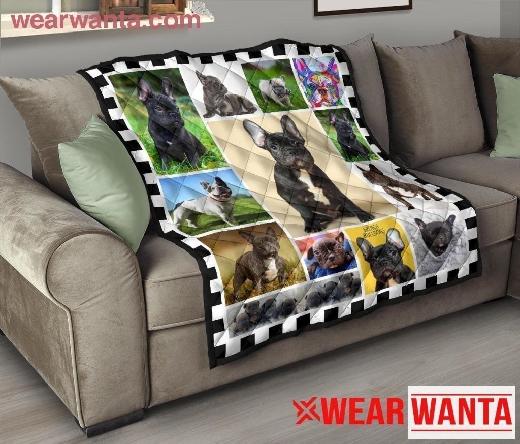 French Bulldog Quilt Blanket For Dog Lover-Gear Wanta