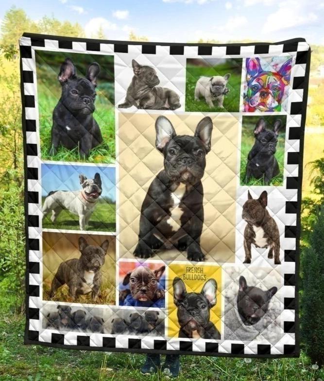 French Bulldog Quilt Blanket For Dog Lover-Gear Wanta