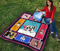 French Bulldog Quilt Blanket For Frenchie Lover-Gear Wanta