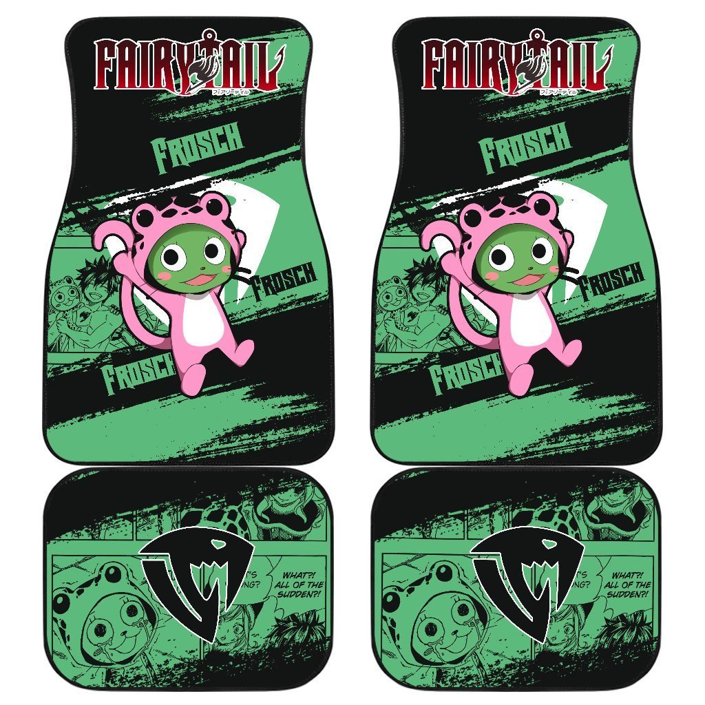 Frosch Fairy Tail Comic Style Car Floor Mats Anime Gift For Cute Fan-Gear Wanta