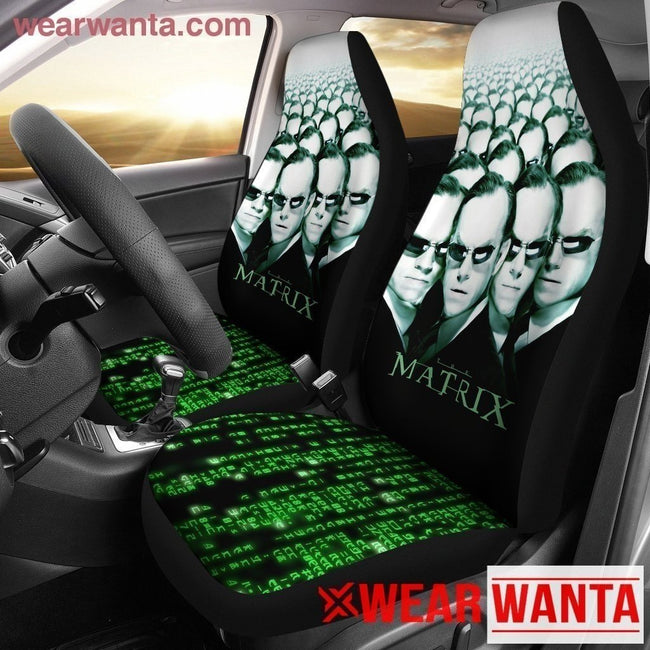 Funny Agent Smith The Matrix Car Seat Covers-Gear Wanta