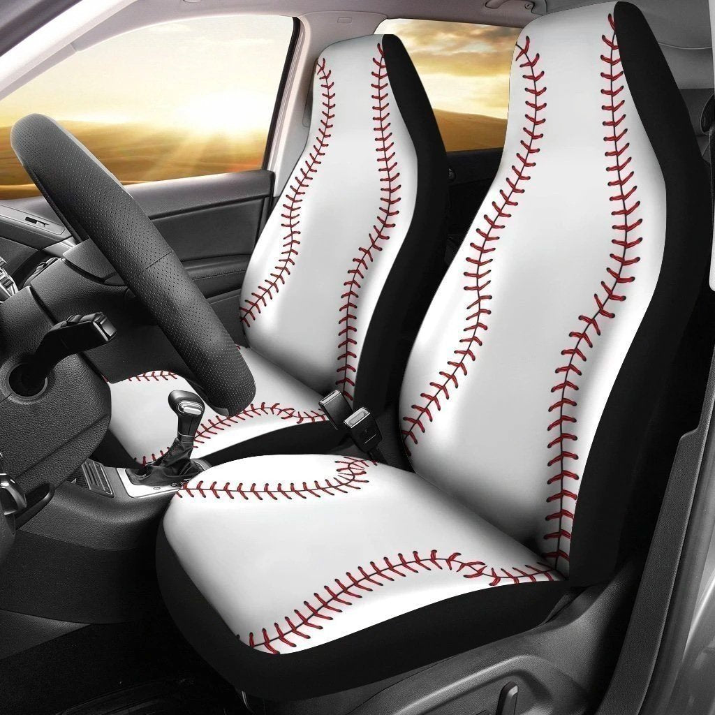 Funny Baseball Car Seat Covers For Who Loves Baseball NH1911-Gear Wanta